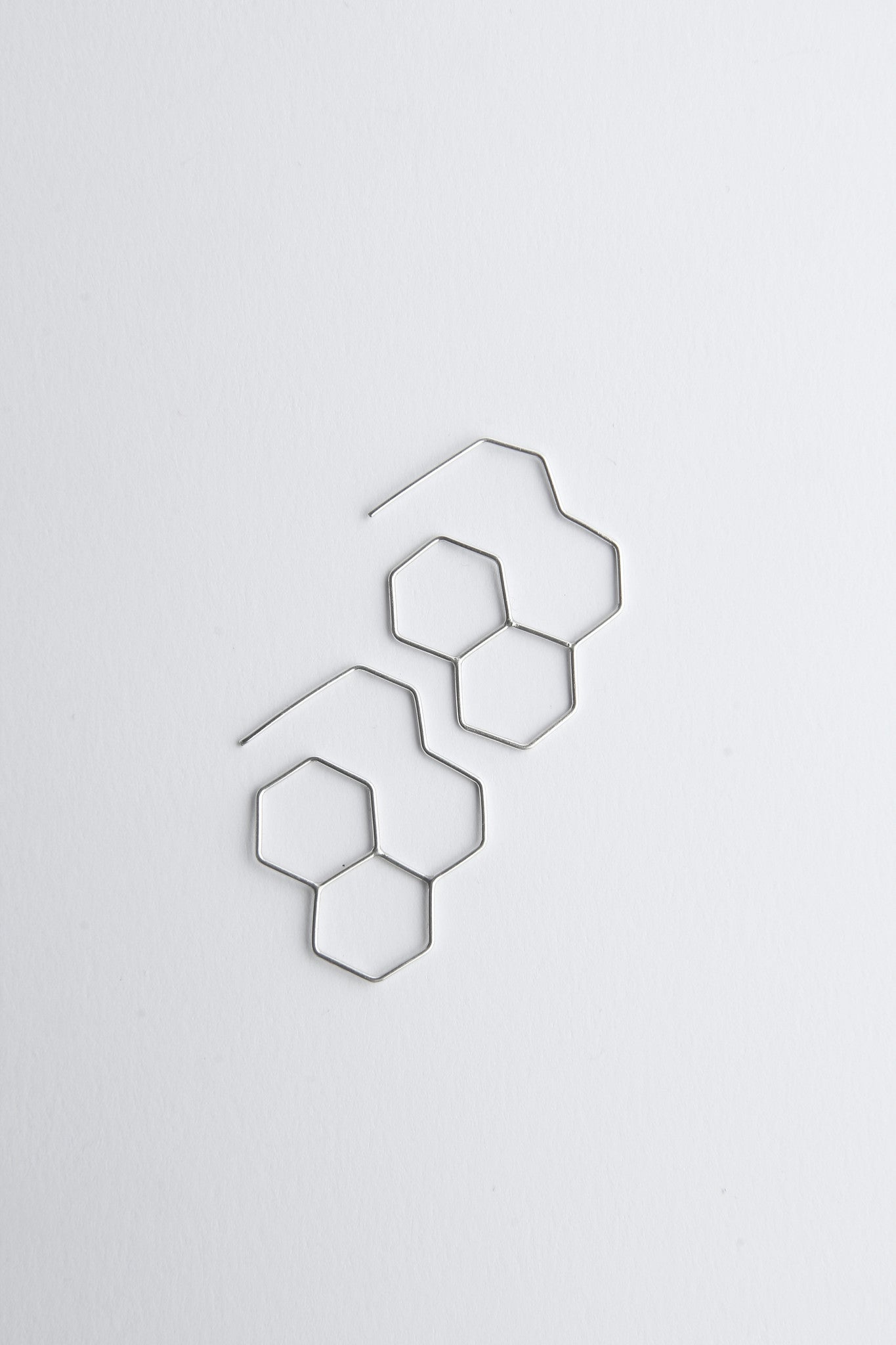 hexagone quad earrings