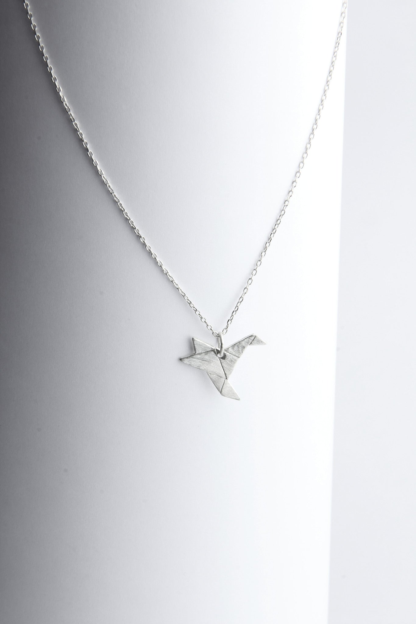 Origami Humming Bird necklace (medium)