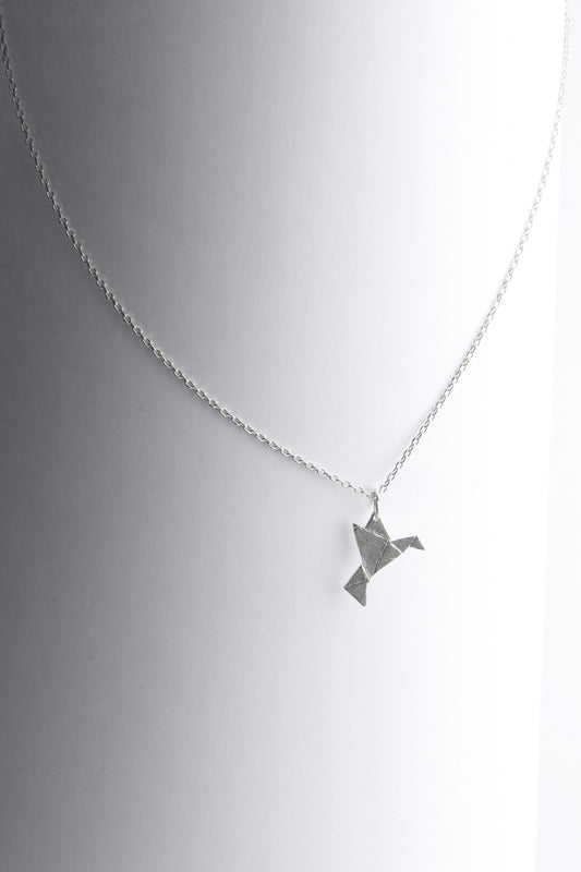 Origami Humming Bird necklace (small)