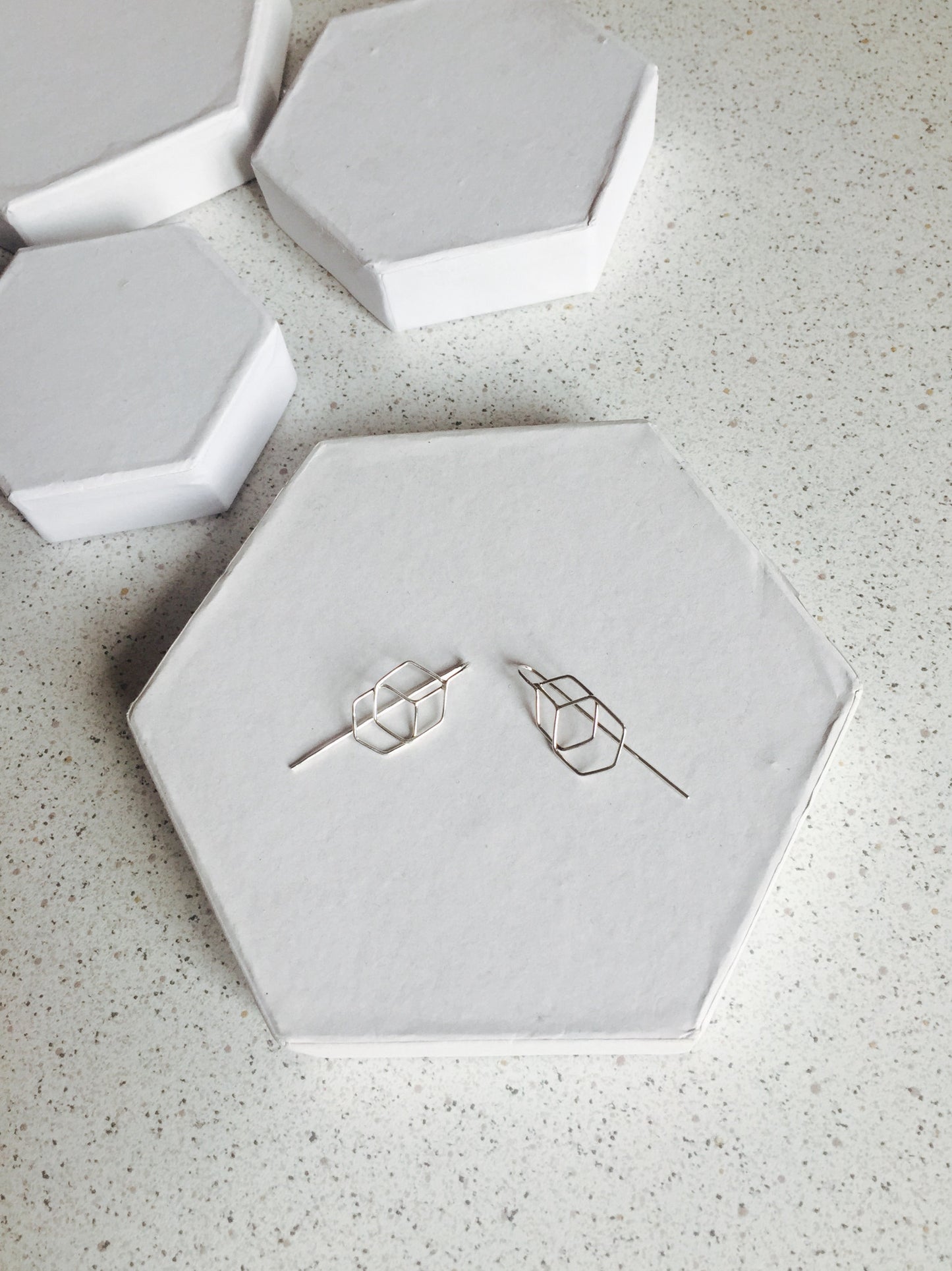 Hexagone Fusion earrings