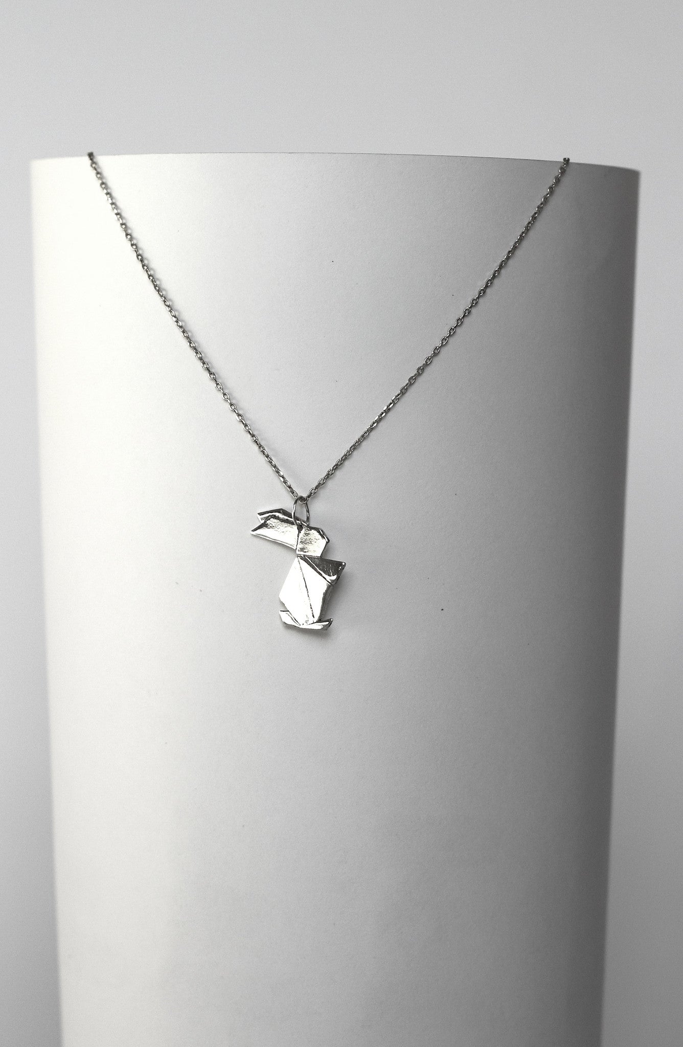 Origami Rabbit necklace